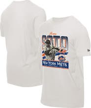 New Era Men's New Era Juan Soto Cream New York Mets Batter Up T-Shirt