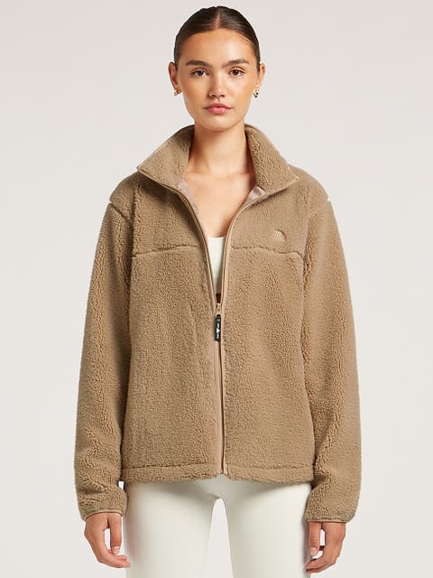 Jude Long Sleeve Collared Fleece Jacket