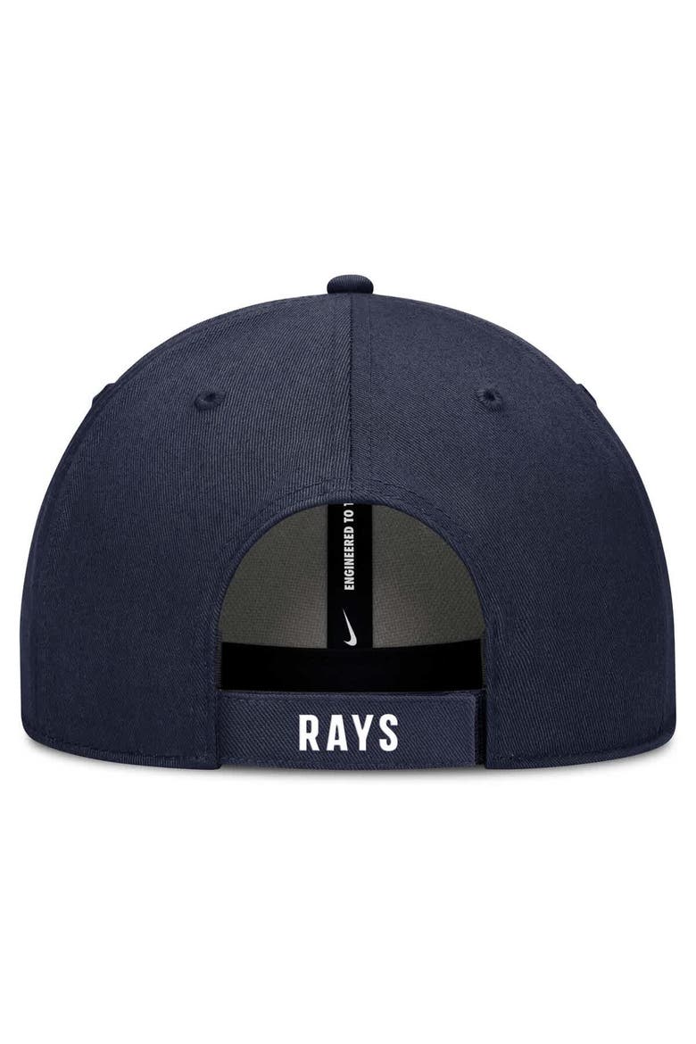 Men's Nike White/Navy Tampa Bay Rays Club Performance Adjustable Hat, Alternate, color, White