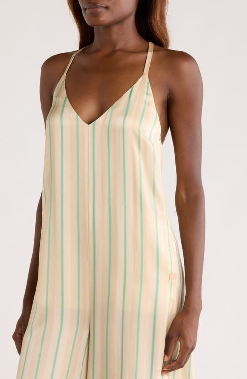 Lunya Sleeveless Wide Leg Silk Jumpsuit In Multi