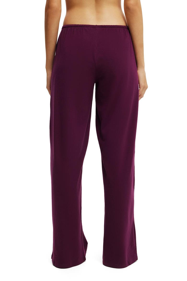 Women's Dreamy Soft Wide Leg Pant, Alternate, color, Blackcurrant