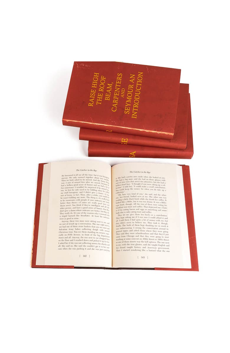 Juniper Books J.D. Salinger Book Set, Alternate, color, Red