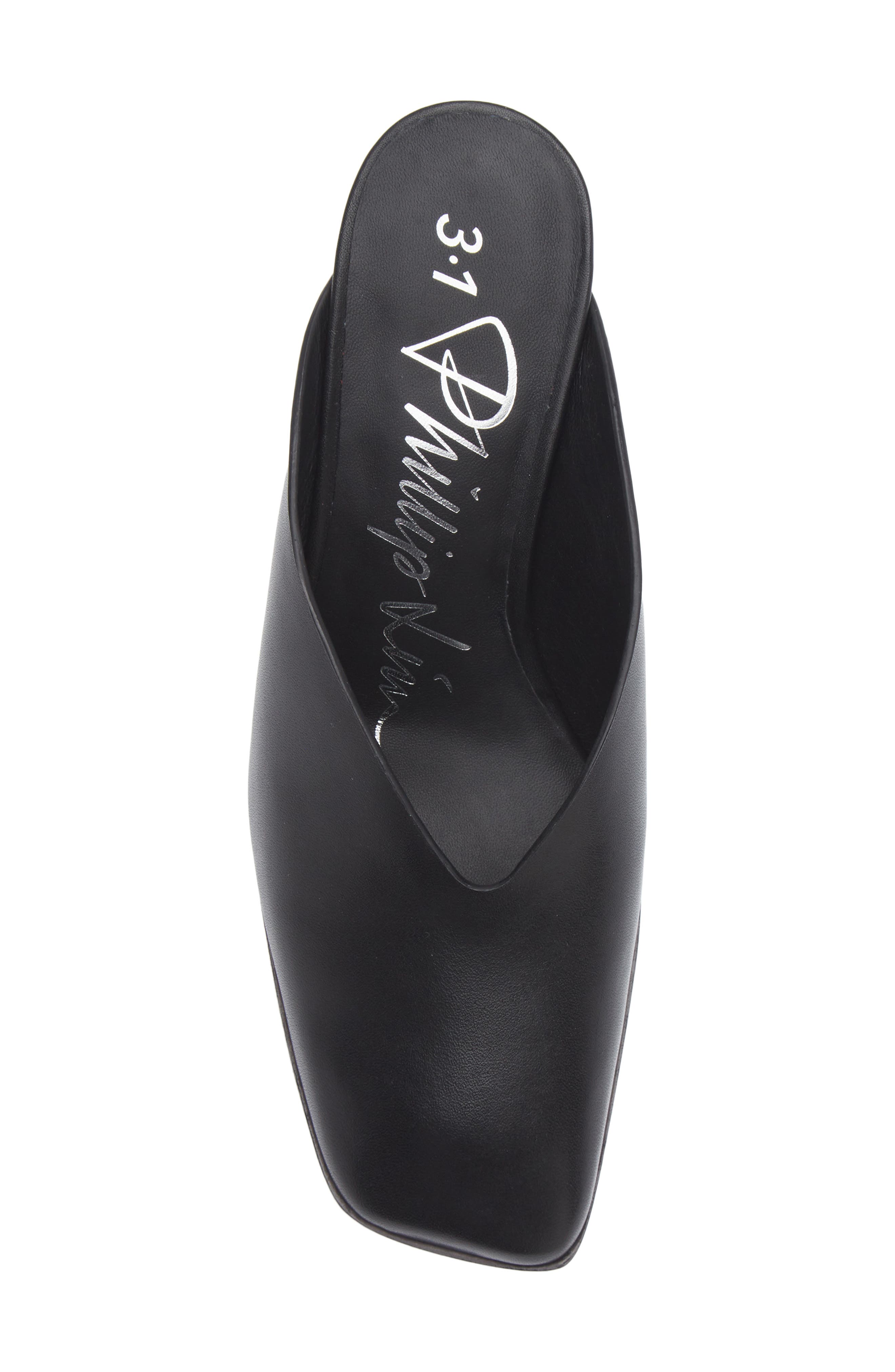 3.1 Phillip Lim Teardrop Mule, Alternate, color, Black