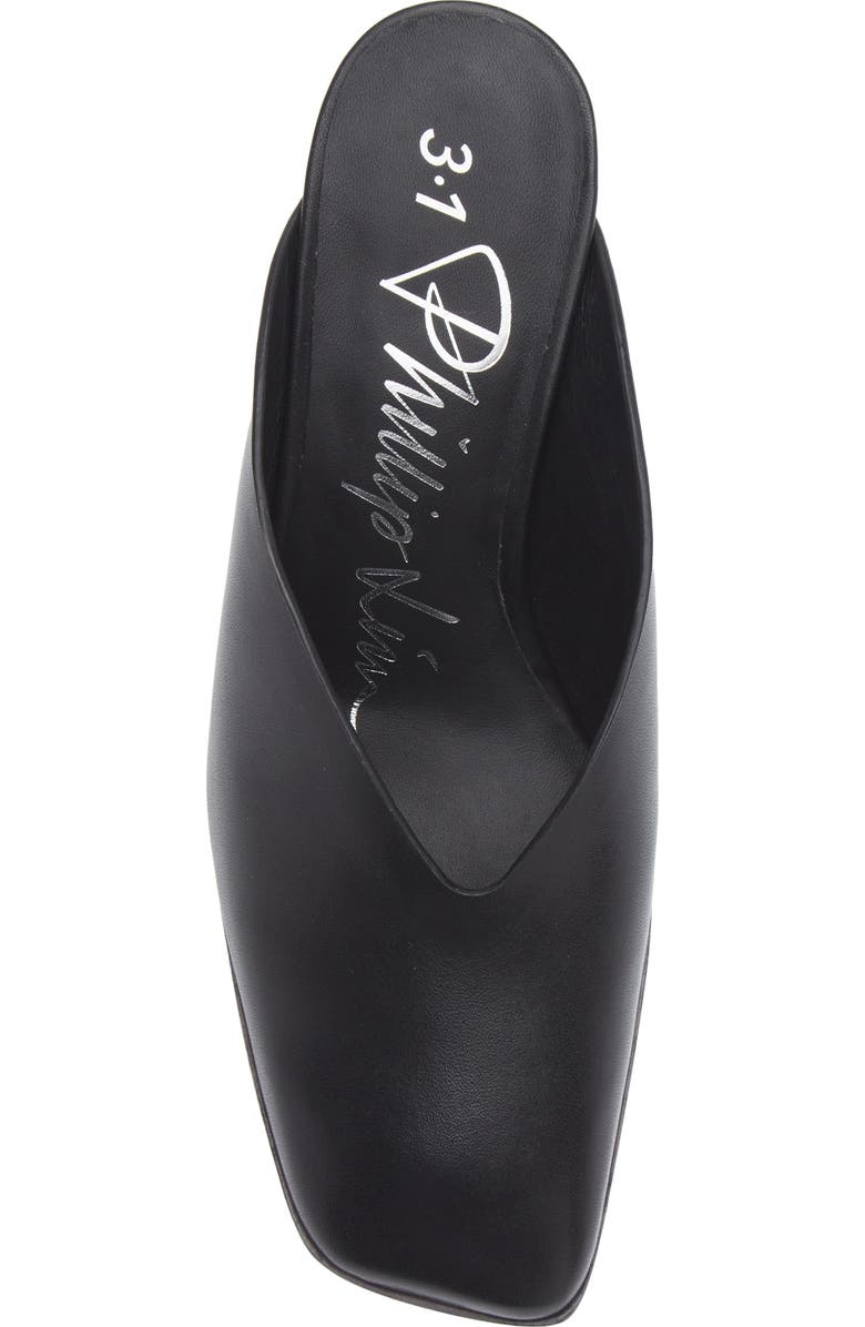 3.1 Phillip Lim Teardrop Mule, Alternate, color, Black