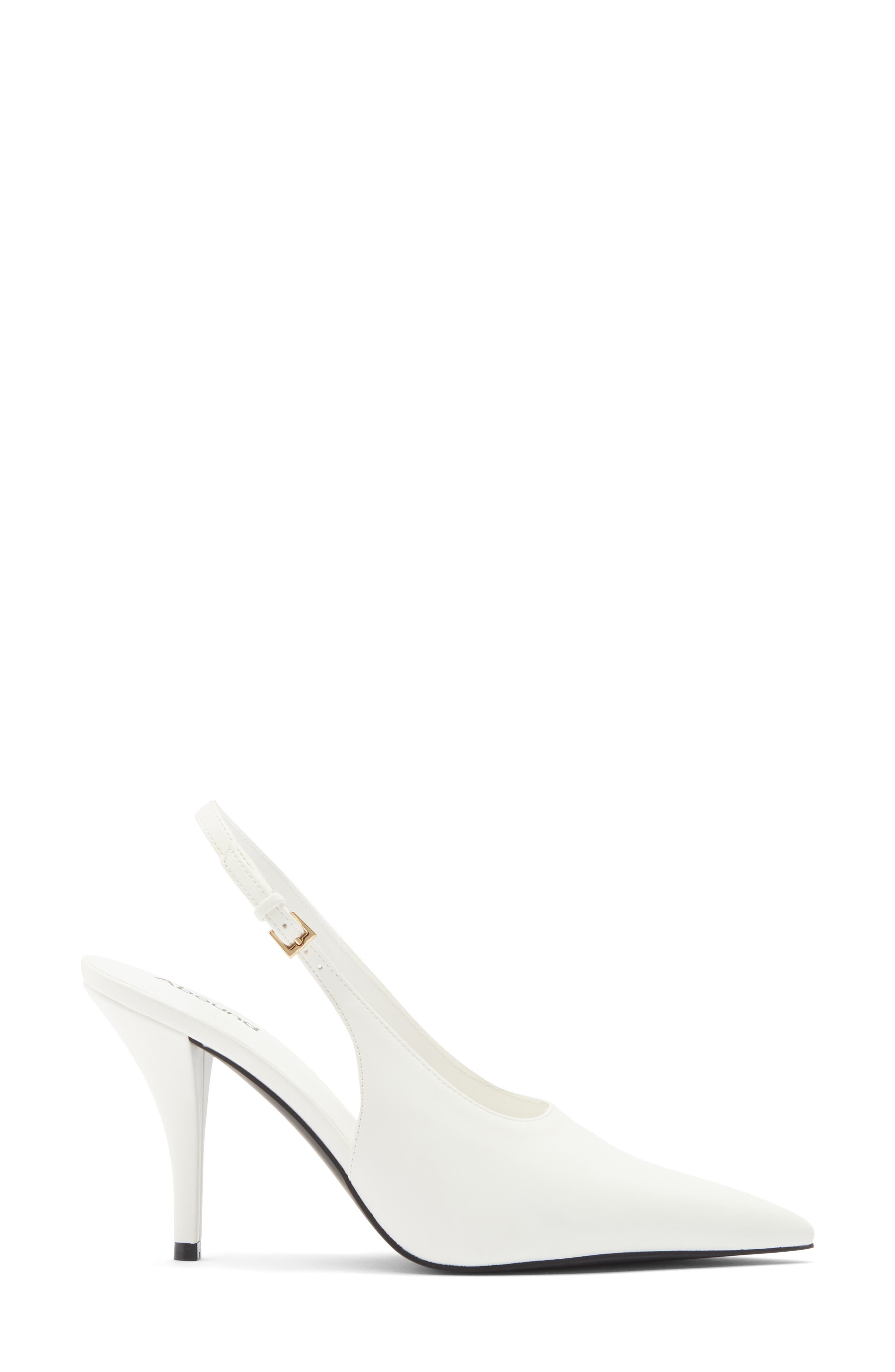 Carmella Slingback Pump, Alternate, color, WHITE ICE