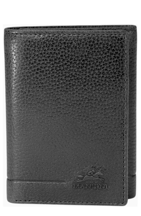 Fifth Ave RFID Leather Trifold Wallet