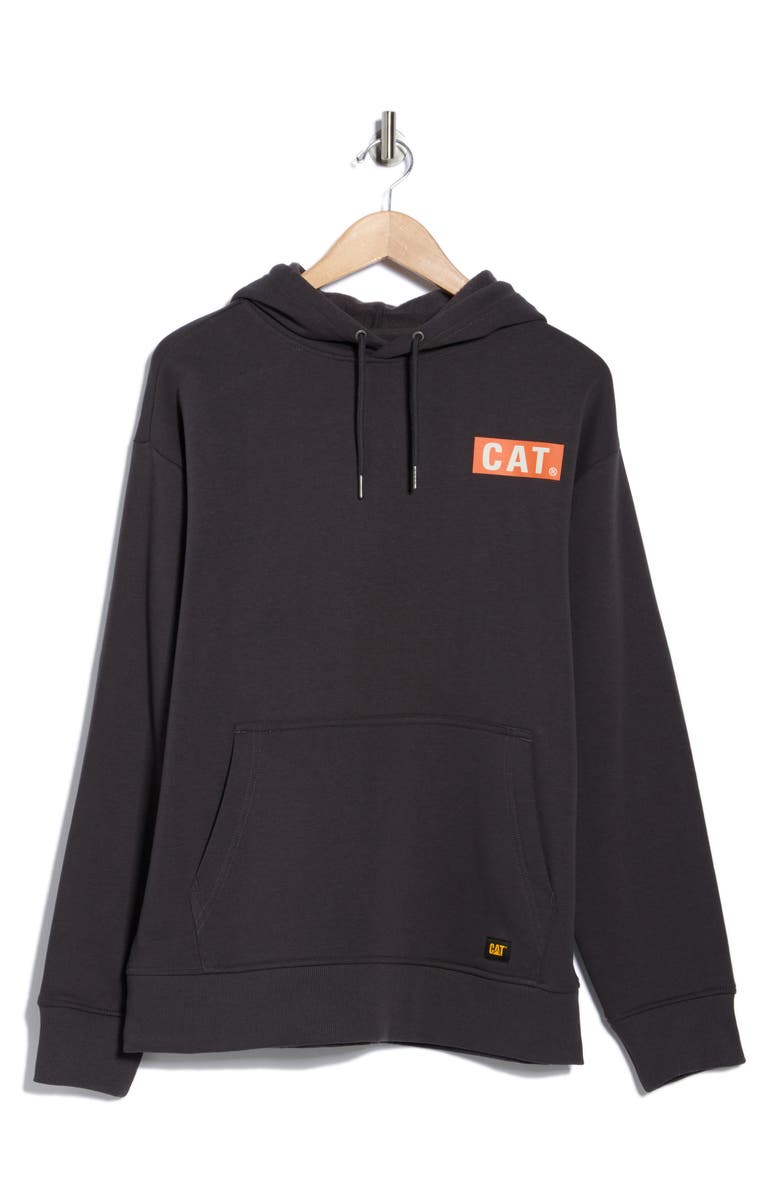 CAT WWR Relaxed Fit Graphic Hoodie, Alternate, color, Washed Black