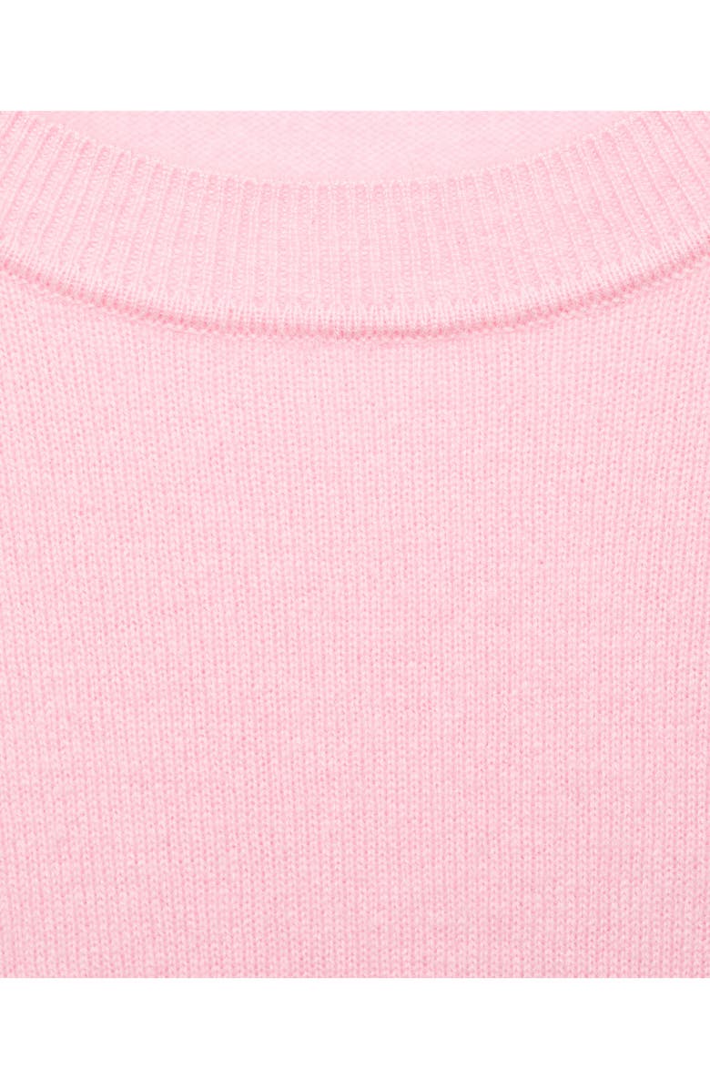 MANGO Selection Crewneck Cashmere Sweater, Alternate, color, Pink