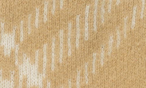 Burberry Check Mohair Wool Blend Beanie In Neutral