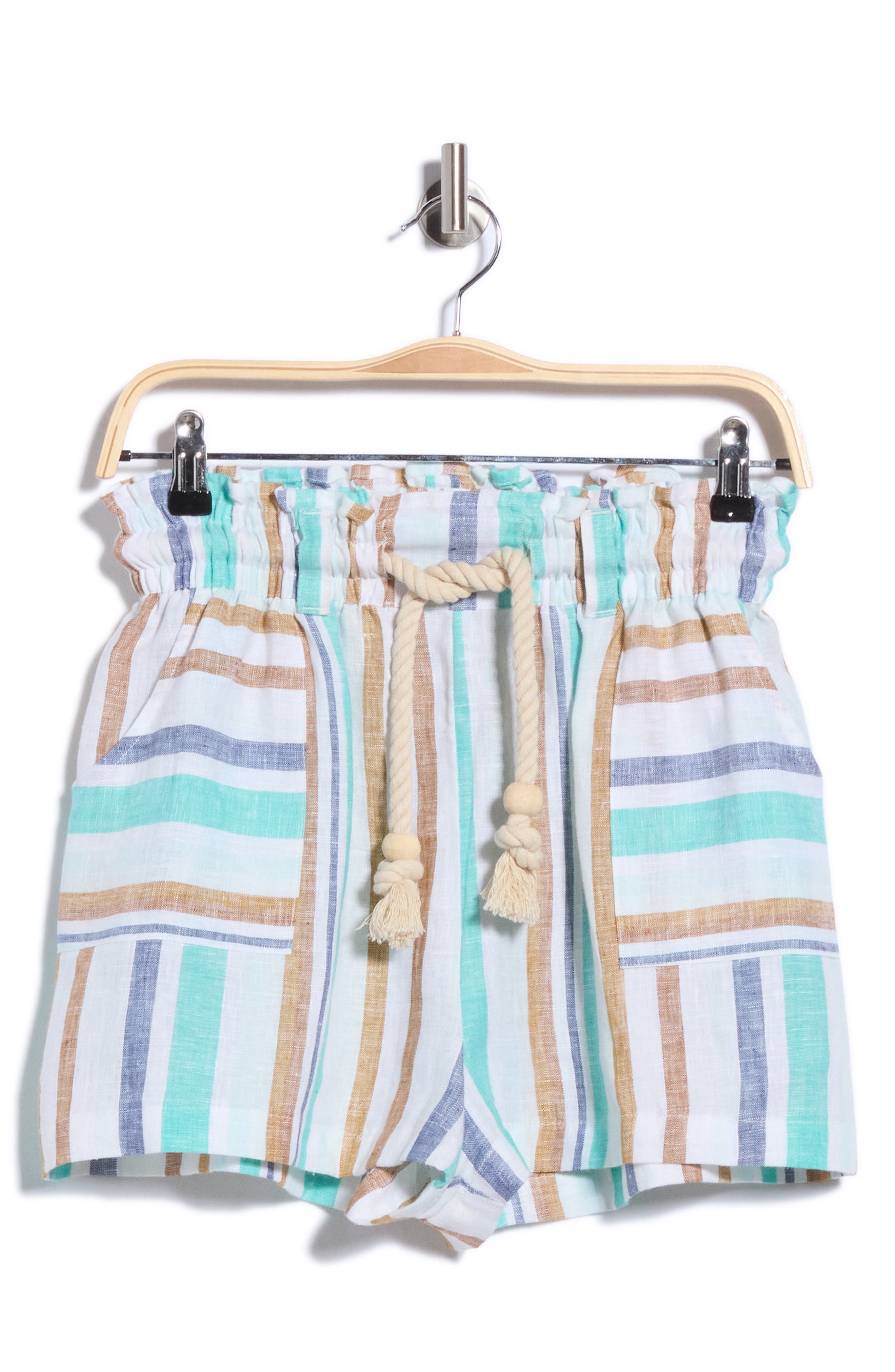 Avery Linen Cover-Up Shorts