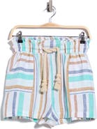 Vitamin A® Avery Linen Cover-Up Shorts