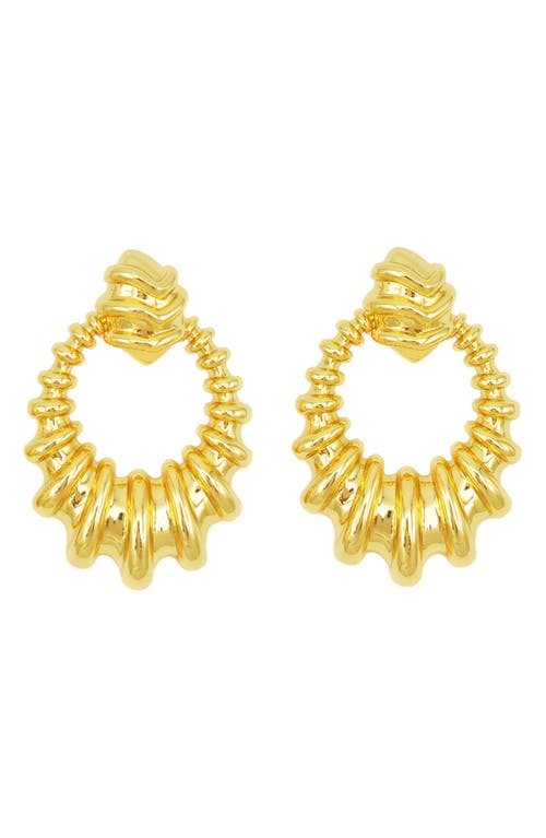 Petit Moments Dionne Statement Earrings In Gold