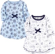 Touched by Nature 2Pk Long Sleeve Organic Dresses