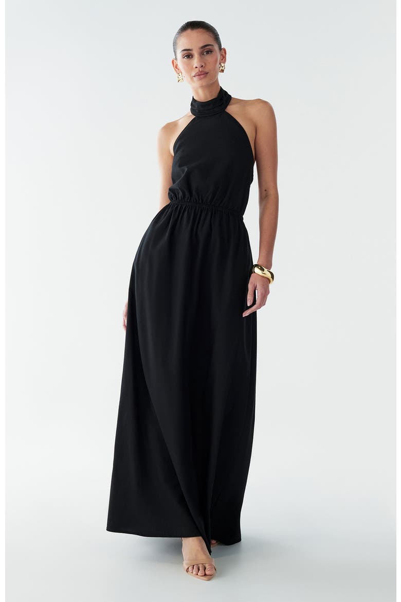 Fay Linen Maxi, Alternate, color, Black