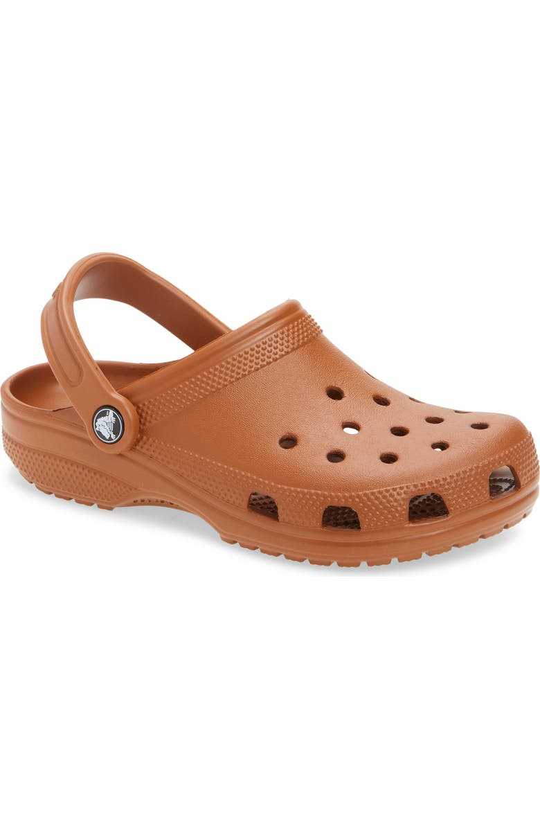 CROCS Gender Inclusive Classic Clog, Main, color, Cognac