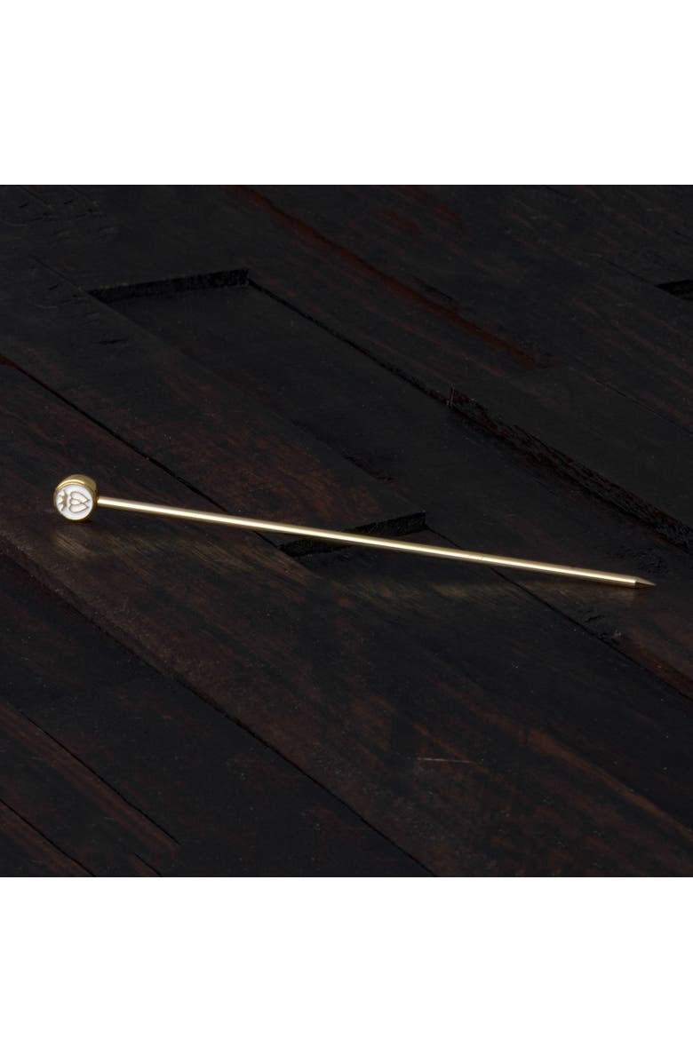 Prince of Scots Luckenbooth 8-Pack XL-Cocktail Picks, Alternate, color, Gold