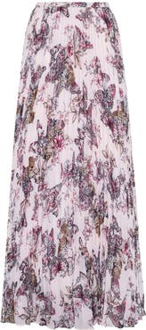 L'AGENCE Torin Pleat Maxi Skirt