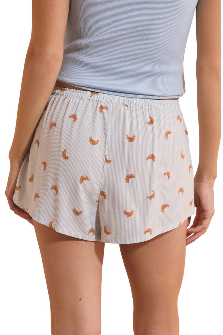 Bayla Sleep Shorts, Alternate, color, LIGHT BLUE