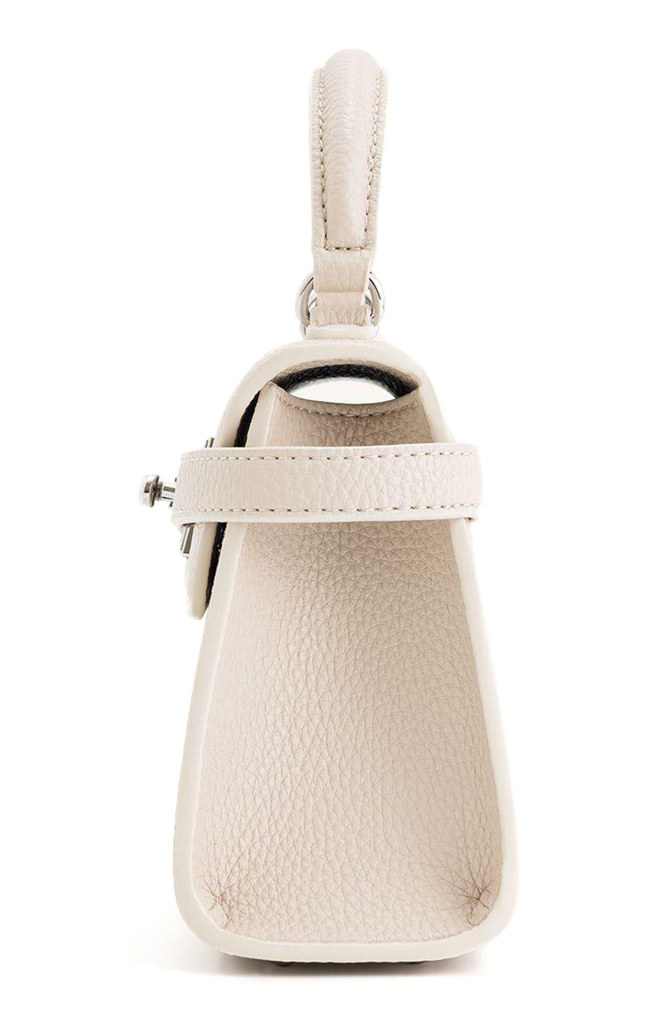 JW PEI Elise Faux Leather Top Handle Bag, Alternate, color, White