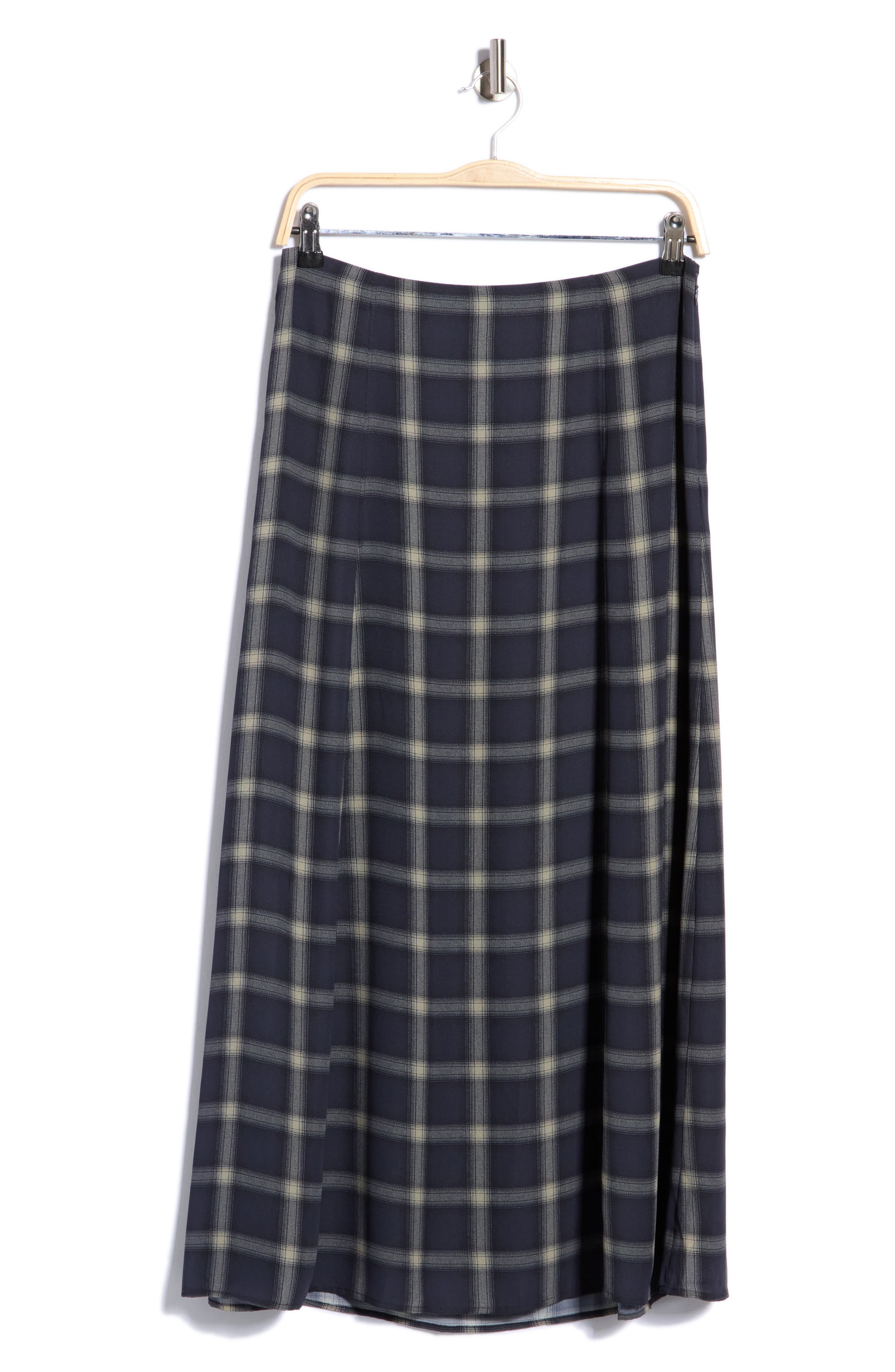 Cher Plaid Chiffon Maxi Skirt