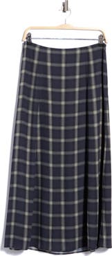 rag & bone Cher Plaid Chiffon Maxi Skirt