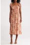 Ruffle Strap Tiered Midi Sundress