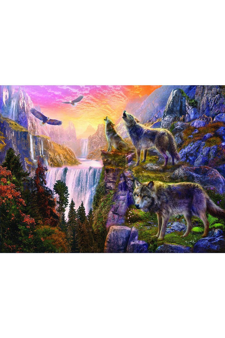 Wolf Moon 1000 piece Jigsaw Puzzle for Adults, Alternate, color, Multicolor