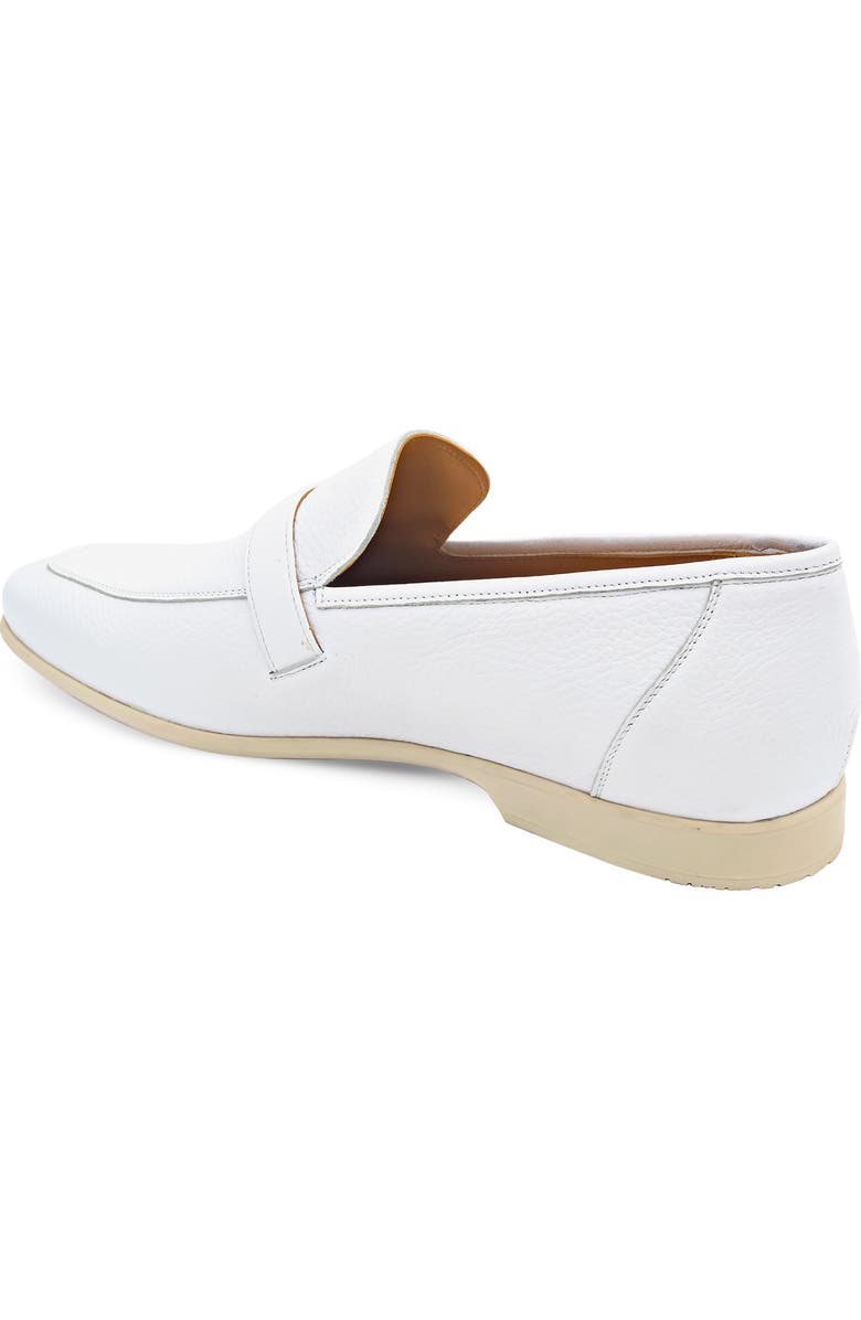 Mezlan Alarcon Apron Toe Loafer, Alternate, color, White