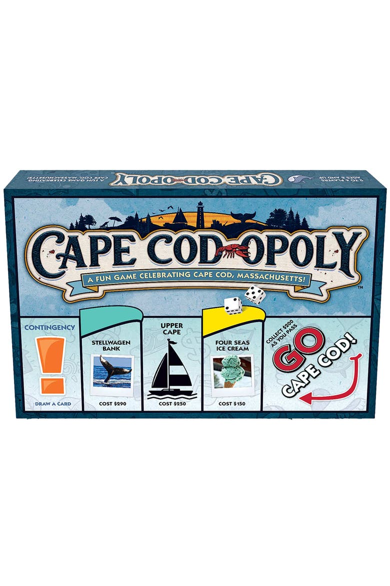 Cape Cod Opoly Board Game, Main, color, Multicolored