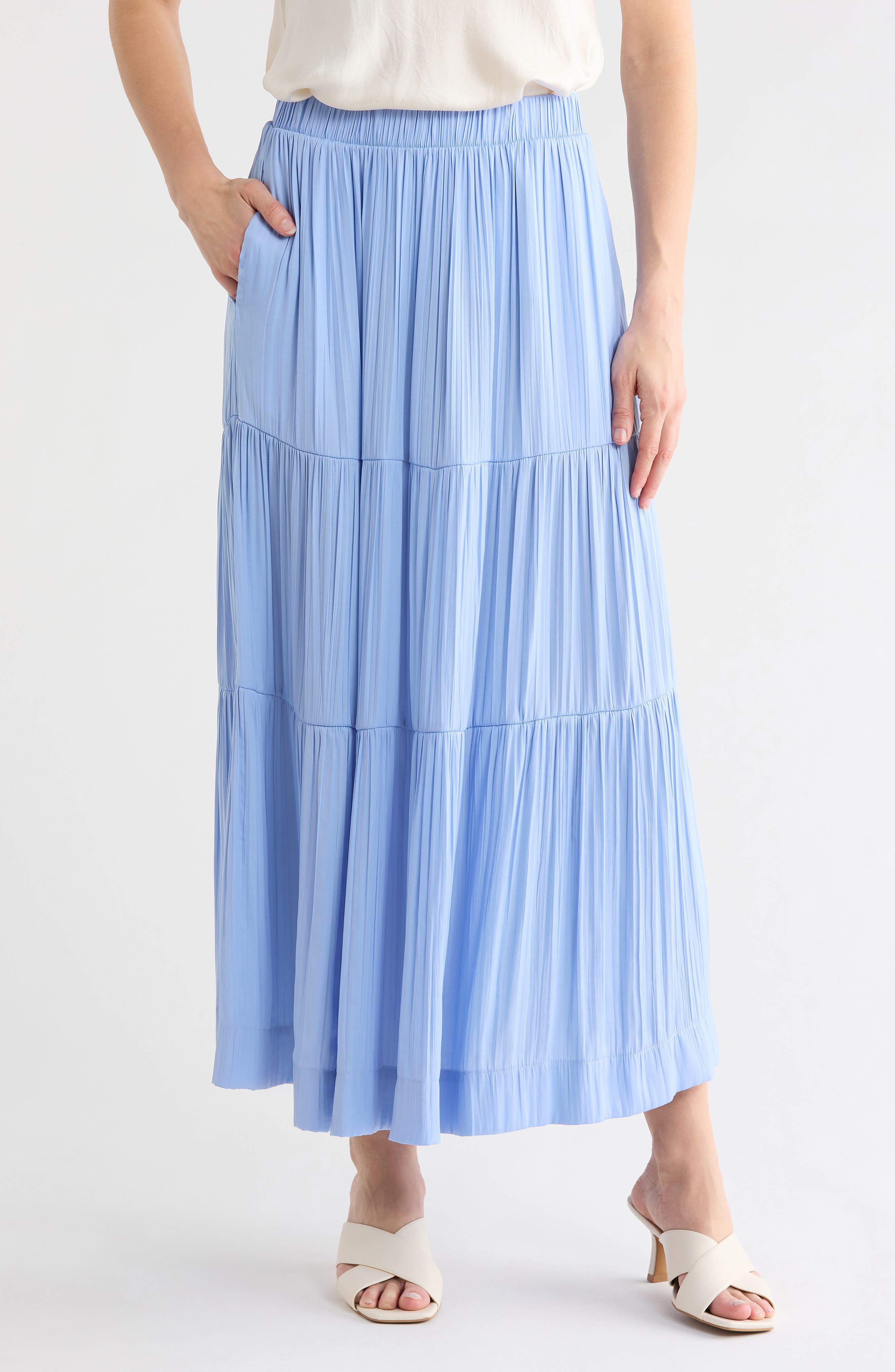 Textured Tiered Skirt - image 5