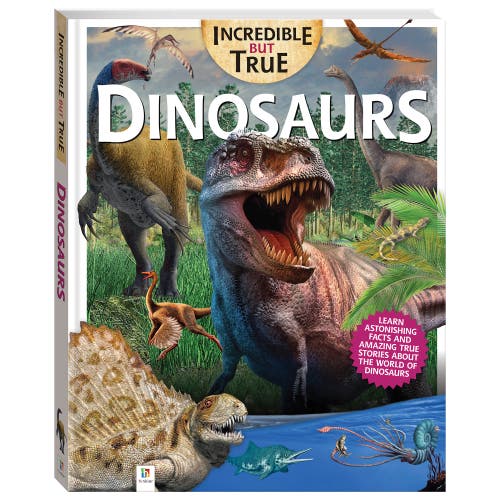 Incredible But True Dinosaurs Kids Hardcover Book in Multicolored  product