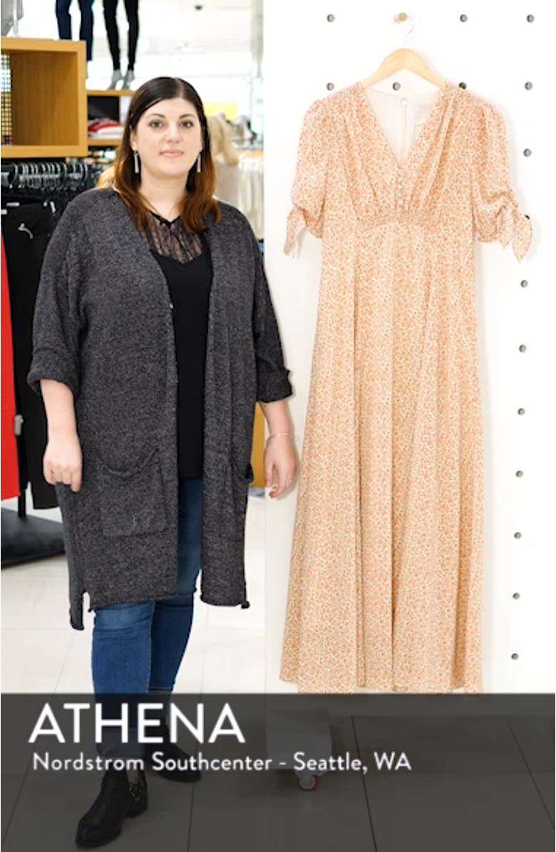 Ditsy Floral Print Maxi Dress, sales video thumbnail