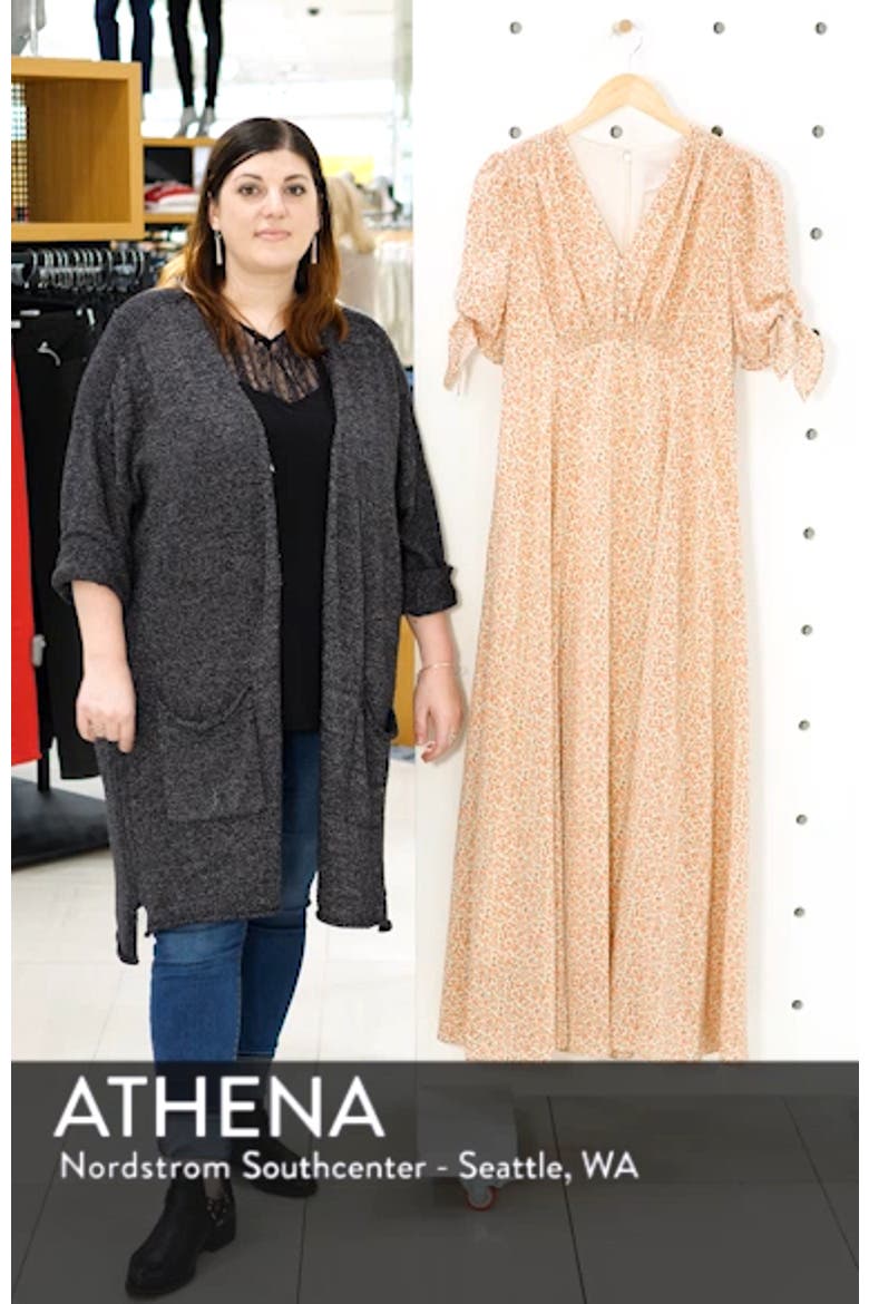 Ditsy Floral Print Maxi Dress video