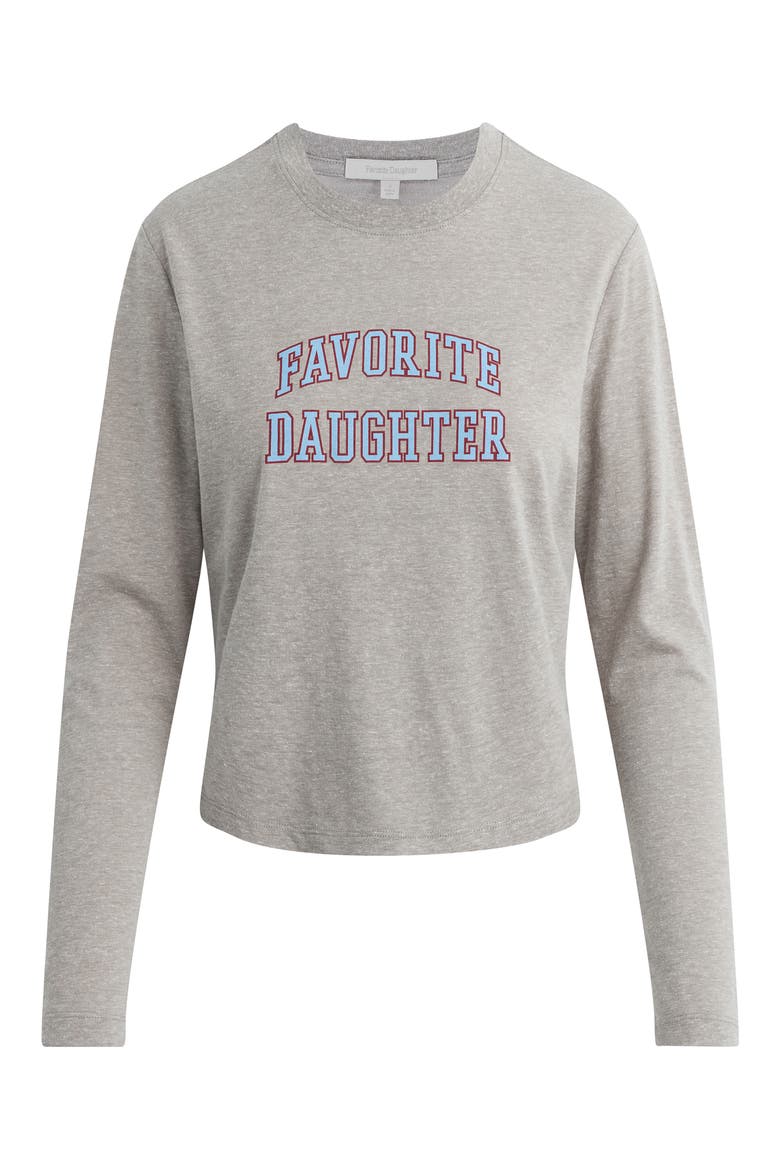 The Collegiate Crop T-Shirt, Alternate, color, HEATHER GREY/LIGHT