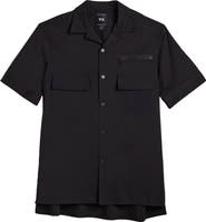 Y-3 Regular Fit Cotton Blend Utility Shirt