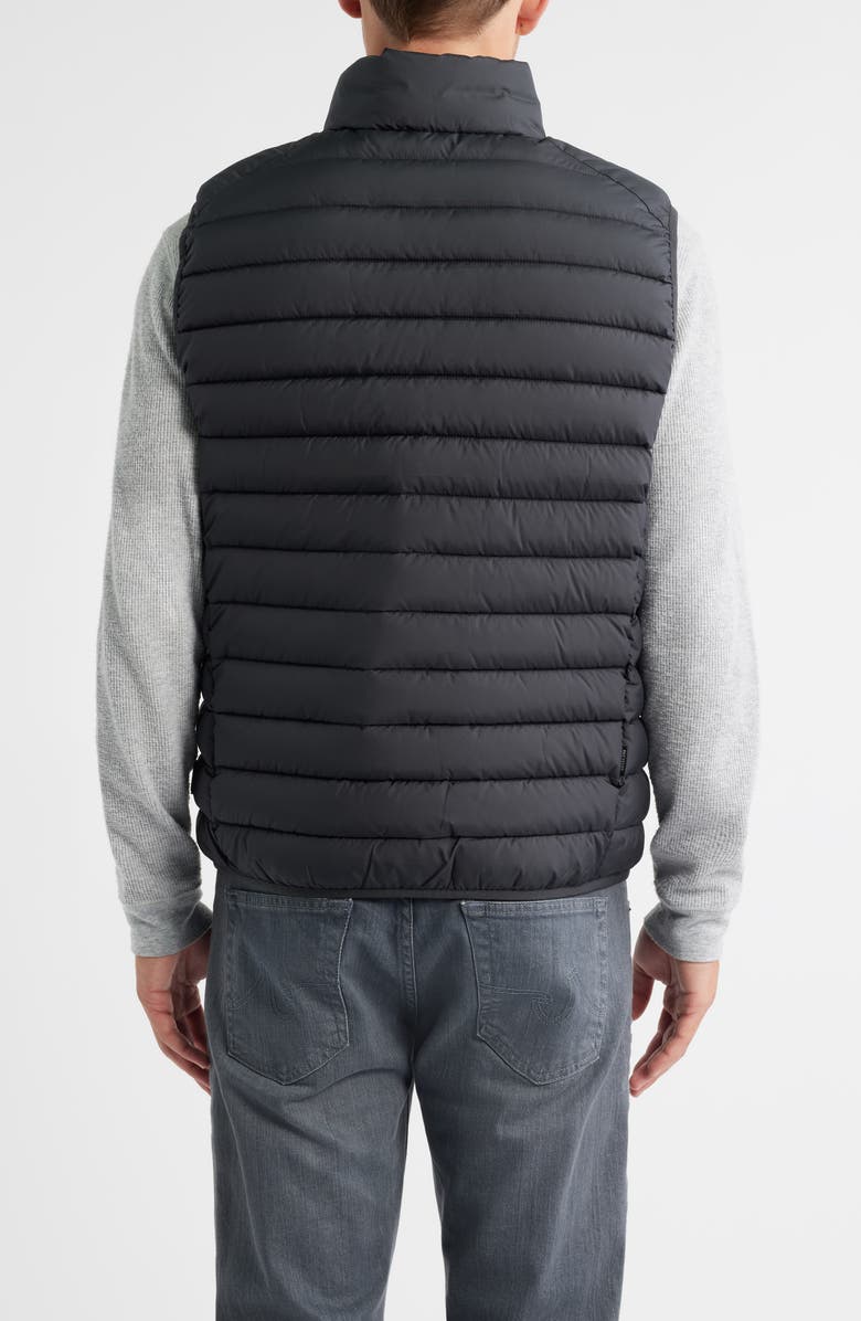 Save The Duck Rhus Water Resistant Puffer Vest, Alternate, color, Black