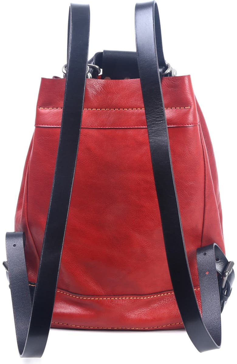 OLD TREND Stars Align Leather Bucket Backpack, Main, color,