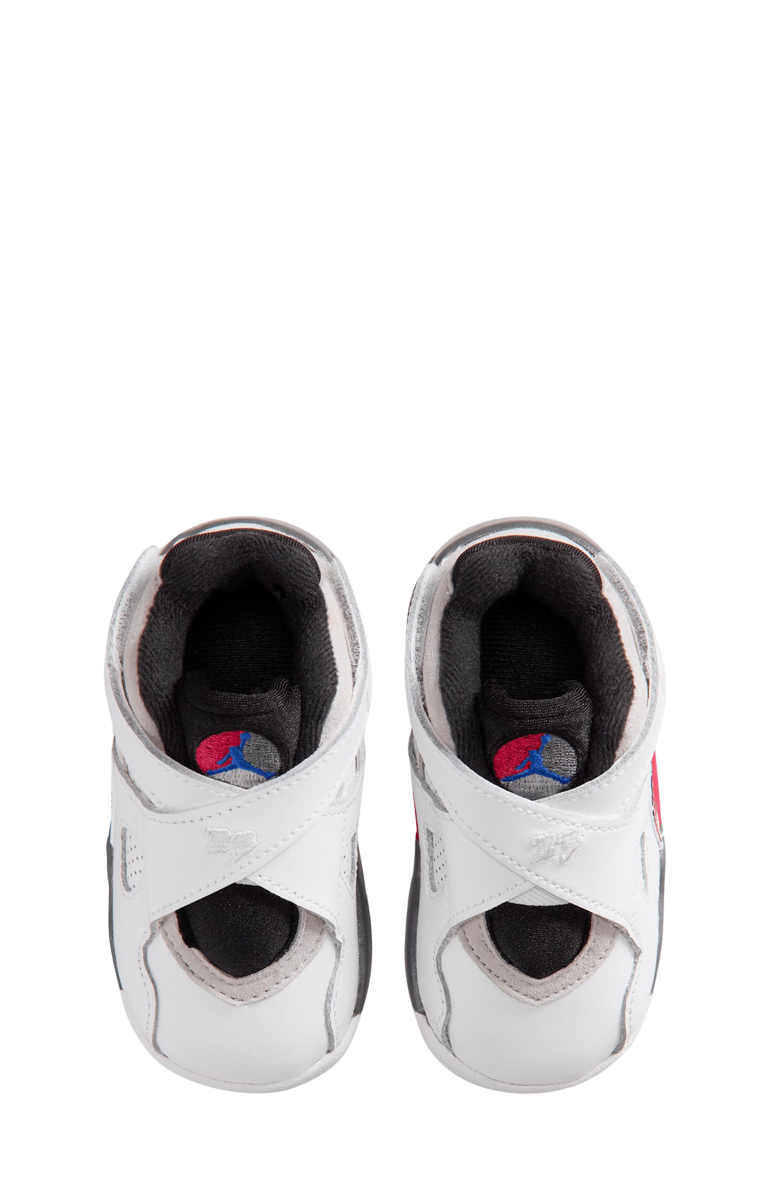 Nike Kids' Jordan 8 Retro Sneaker, Alternate, color, White/ Black