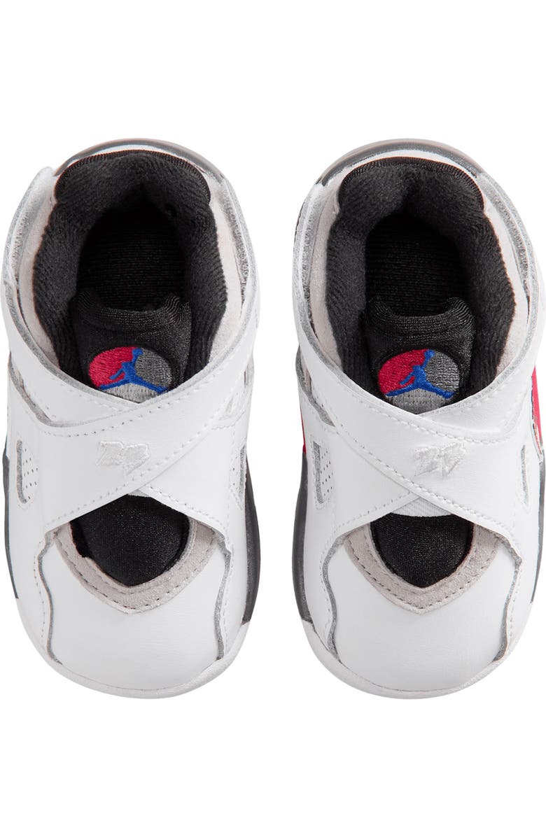 Nike Kids' Jordan 8 Retro Sneaker, Alternate, color, White/ Black