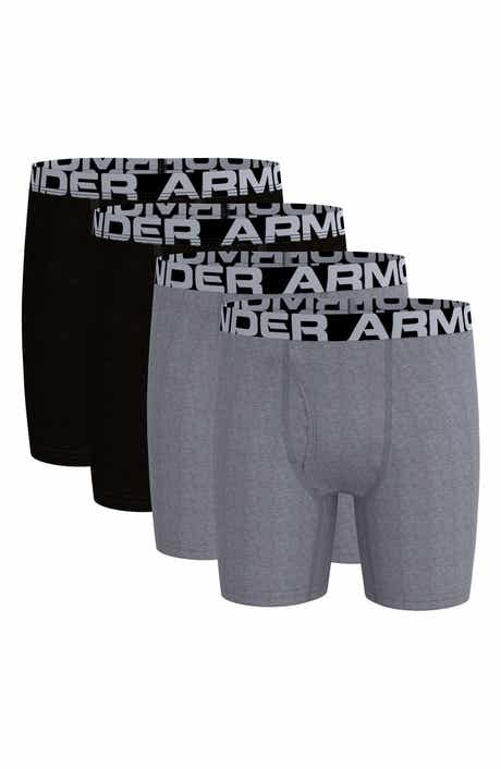 Under Armour Kids' 4-Pack HeatGear® Boxer Briefs