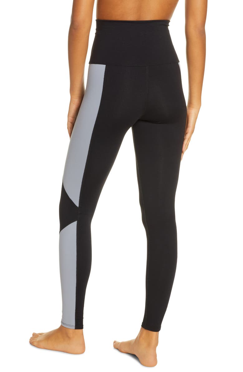 Live The Process Geometric Colorblock Leggings, Alternate, color, 