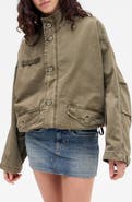 BDG Urban Outfitters Oversize Canvas Military Jacket