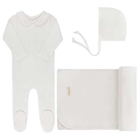 Ribbed Embroidered Collar Collection - Take Me Home Set