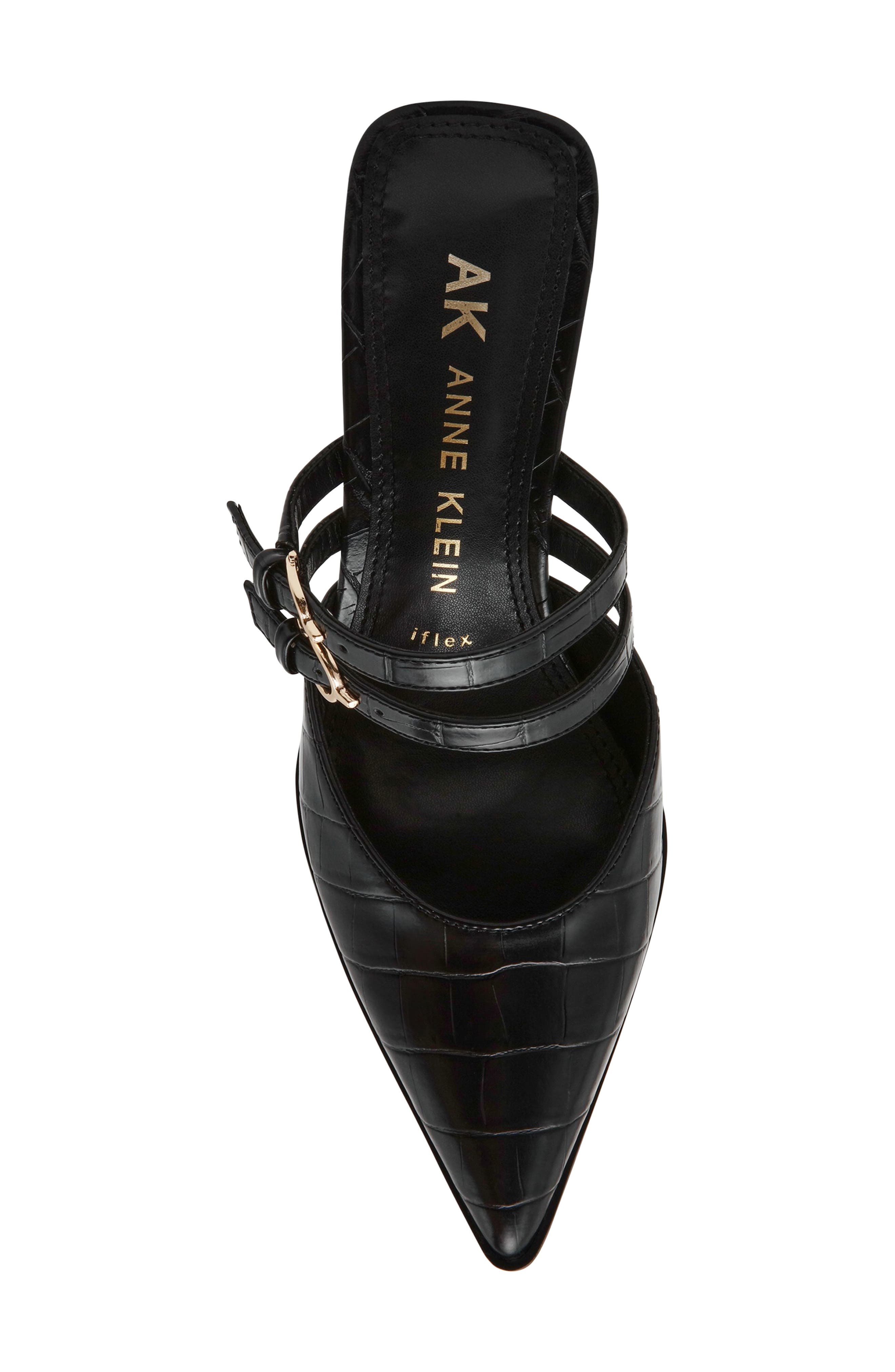 Colden Mule, Alternate, color, BLACK CROCO