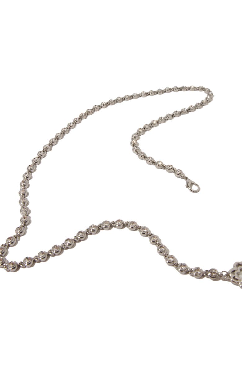 maje Chain and rhinestone belt, Alternate, color, 