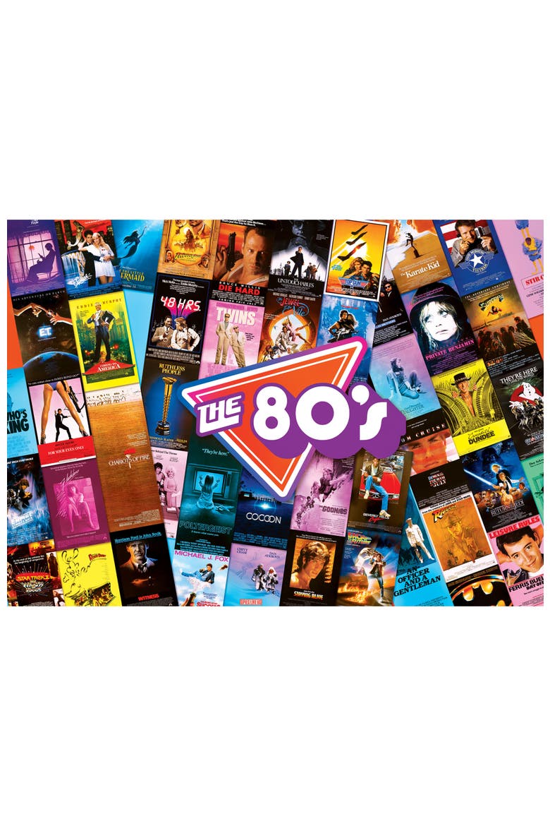 80's Blockbusters 1000 Piece Puzzle, Alternate, color, Multicolor