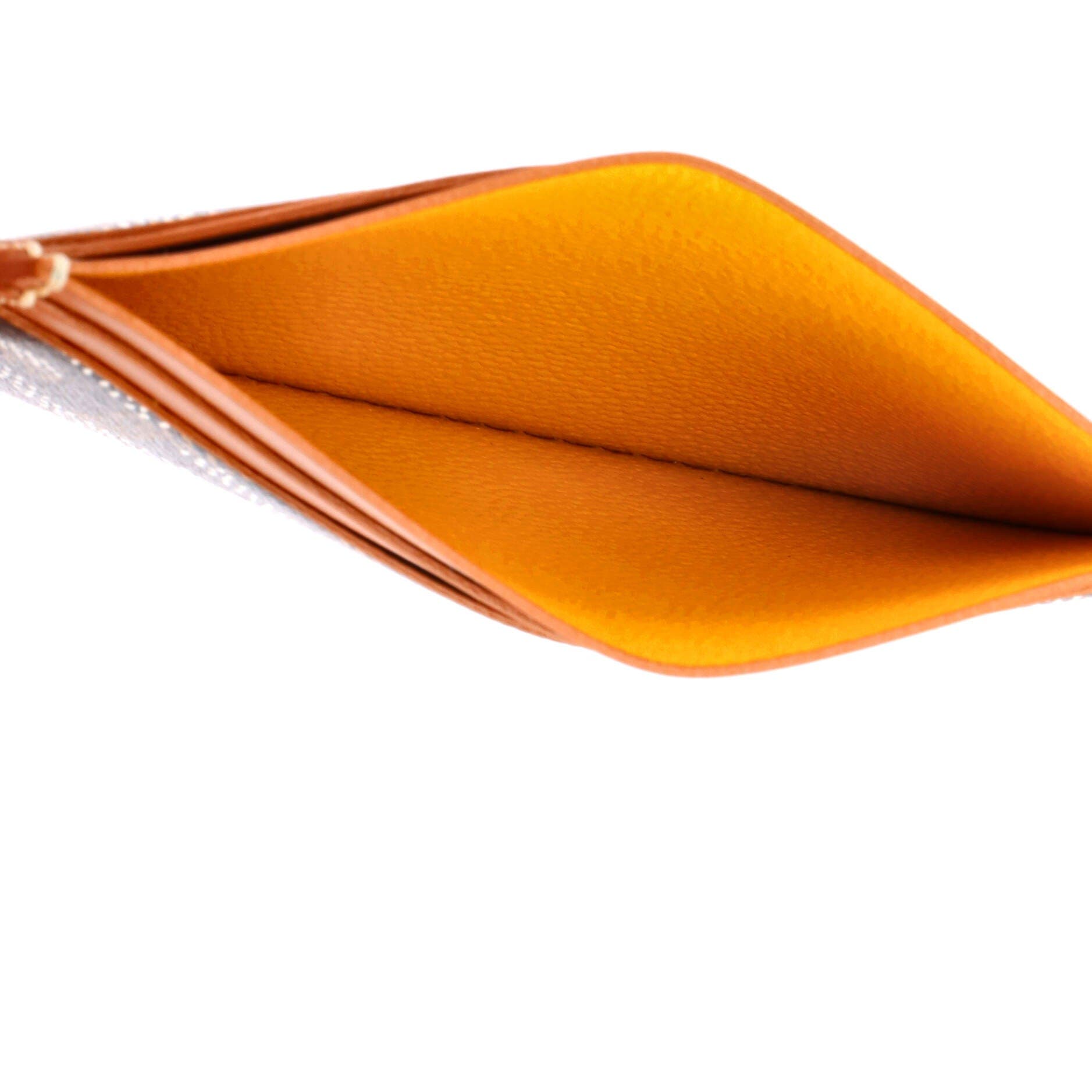 Pre-Owned Goyard Saint Sulpice Card Holder Coated Canvas, Alternate, color, Black