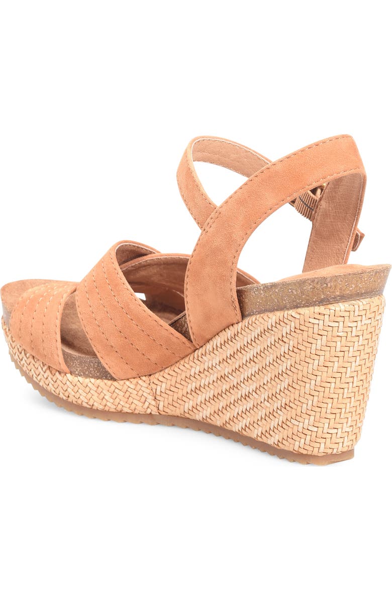 Söfft Clarissa Wedge Sandal, Alternate, color, Tan