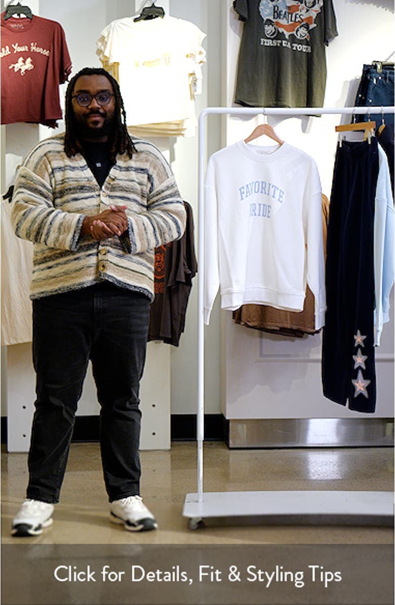 Favorite Bride Cotton Blend Sweatshirt, sales video thumbnail