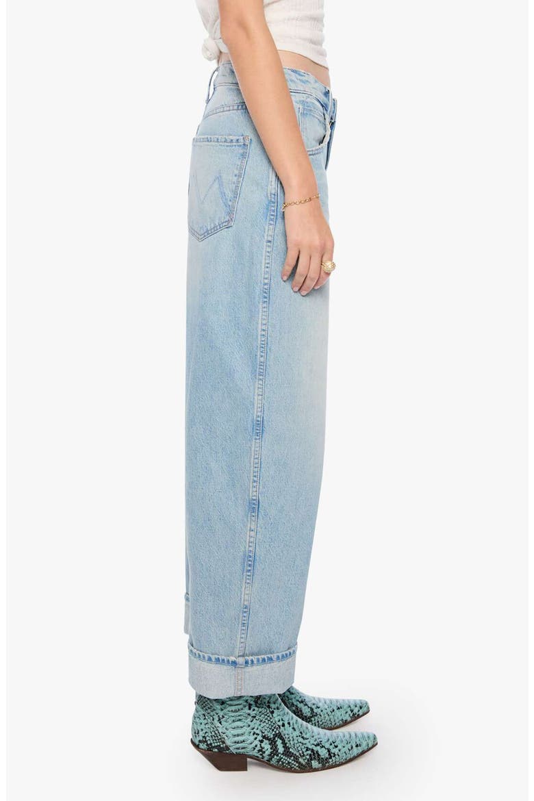 The Delinquent Ankle Cuff Wide Leg Jeans, Alternate, color, OUT OF THIS WORLD